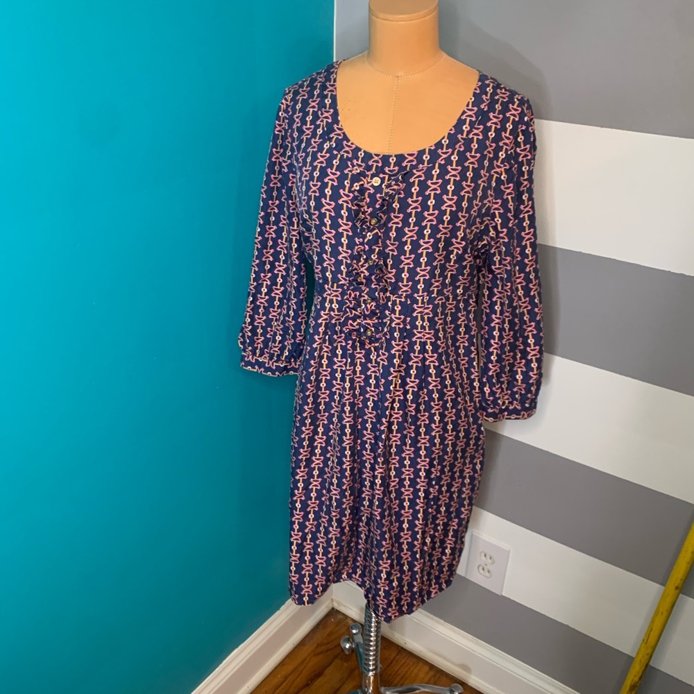 Lilly Pulitzer Silk Horse Bit Dress